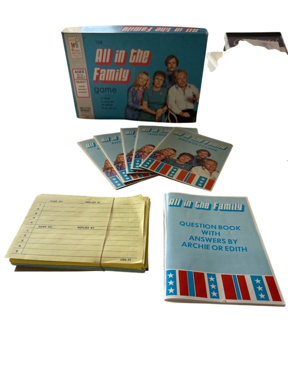 The All In The Family Game 1972 Milton Bradley Ages 10 To Adult Complete Box Set - Picture 2 of 7